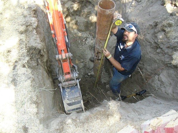 Excavation Well Head
